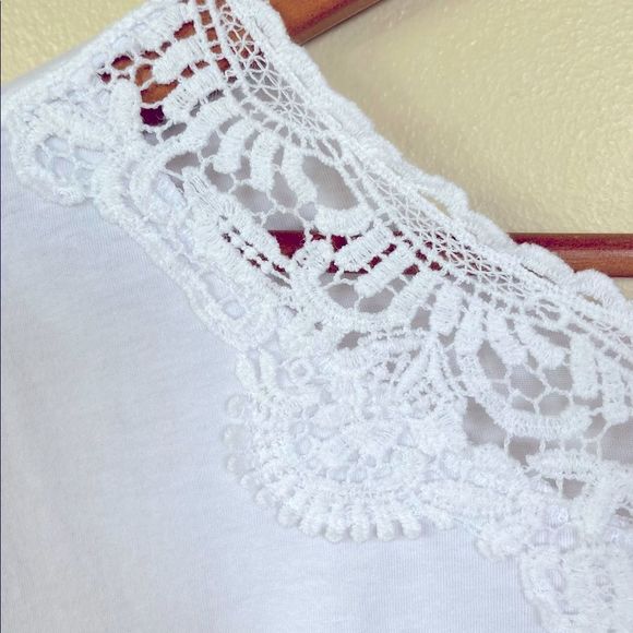 Short Sleeve Boho Stretch Waist Cotton Top Size Small - Picture 1 of 16